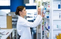 Trabajadores de la salud en un hospital